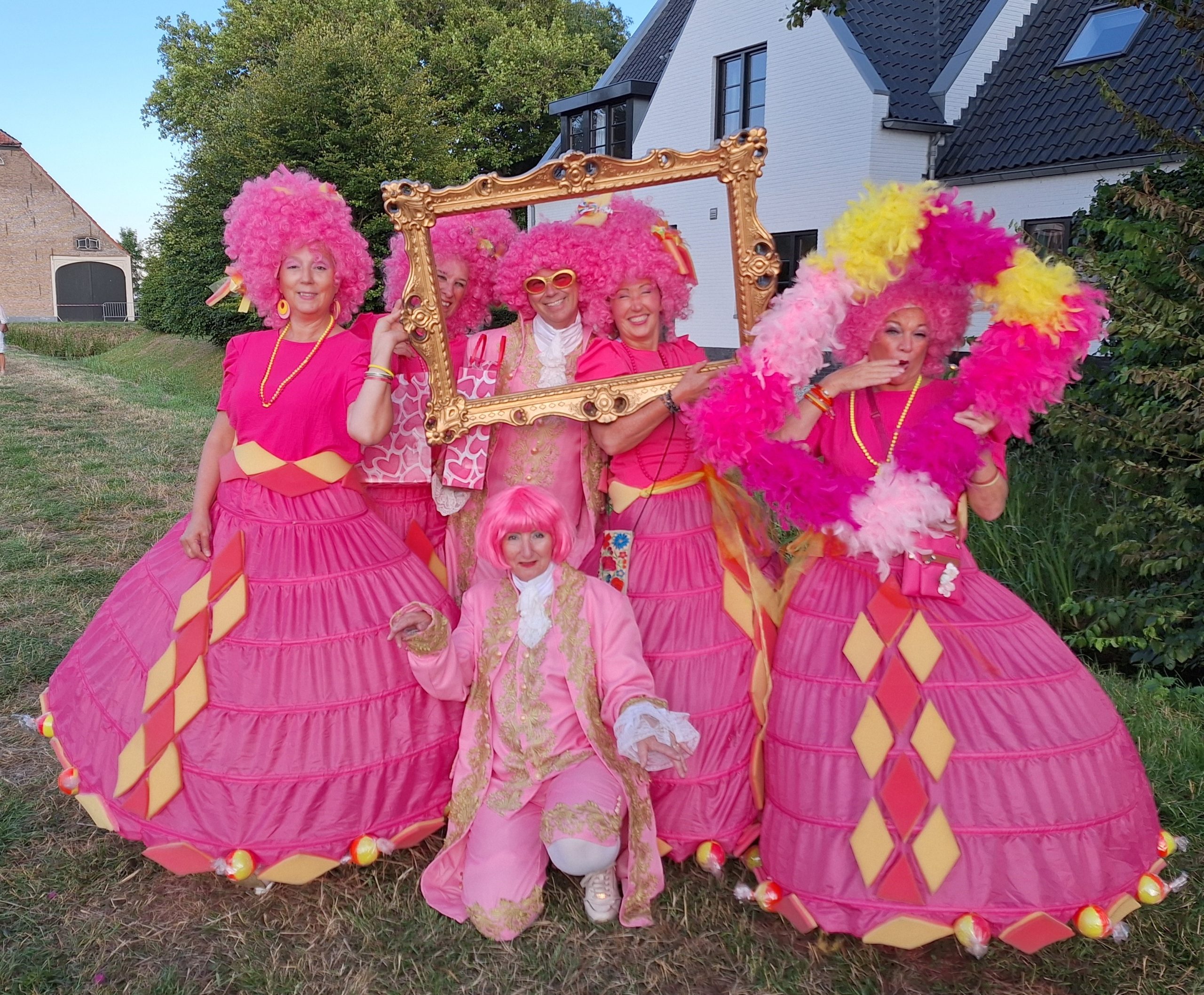 Suikerspin dames in de fotolijst